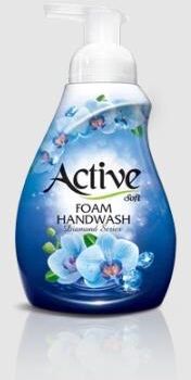 картинка Пенка-мыло для рук ACTIVE Пенка-мыло для рук "Небесный бриллиант", дозатор, 500 мл, Blue (511801096) от магазина Tovar-RF.ru