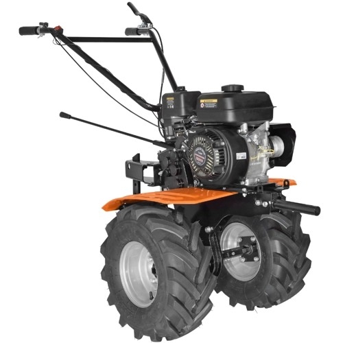 картинка Мотоблок CARVER МТ-7100 [01.006.00039] { 7,0 л.с, усилен. рама, передачи 3/1, рег.руль, фрезы, колеса 4*10 } от магазина Tovar-RF.ru