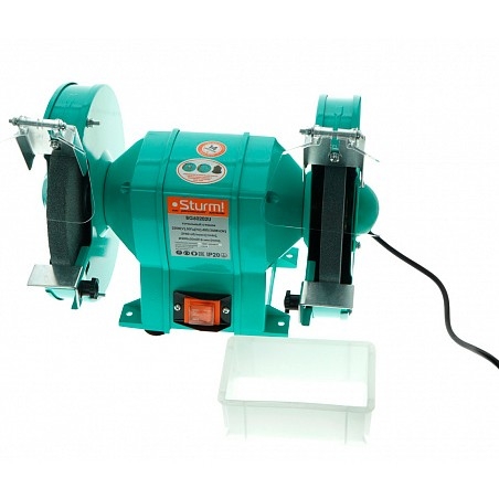 картинка Sturm! BG60202U Точильный станок Sturm!,200х20х16 мм, 400 Вт, 2950 об/мин, АДАПТИРОВАН ДЛЯ ДОП НАСАДОК [BG60202U] от магазина Tovar-RF.ru