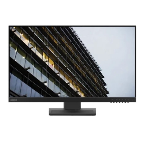 картинка lcd lenovo 23.8" thinkvision e24-28 черный {ips fhd чер 4ms hdmi dp vga m/m has piv 75hz 250cd} [62b6mat3is] от магазина Tovar-RF.ru