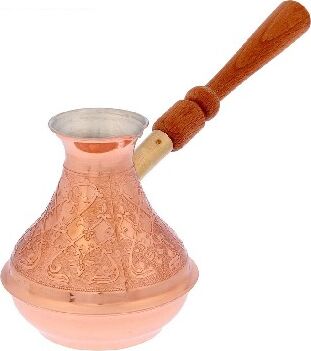 картинка турка tima вк-400c восточная красавица медная 0,4л со сьемной ручкой от магазина Tovar-RF.ru