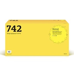 картинка t2 ce742a картридж (tc-h742) для hp clj professional cp5225/5225n/5225dn (7000 стр.) жёлтый, с чипом, восст. от магазина Tovar-RF.ru