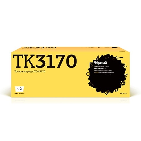картинка t2 tk-3170 картридж (tc-k3170) для kyocera ecosys p3050dn/3055dn/3060dn (15500k) с чипом магазин Tovar-RF.ru являющийся официальным дистрибьютором в России картинка t2 tk-3170 картридж (tc-k3170) для kyocera ecosys p3050dn/3055dn/3060dn (15500k) с чипом от магазина Tovar-RF.ru