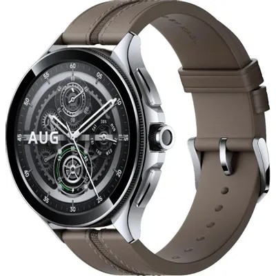 картинка часы наручные xiaomi смарт-часы xiaomi watch 2 pro - bluetooth® silver case with brown leather strap m2234w1 (bhr7216gl) от магазина Tovar-RF.ru