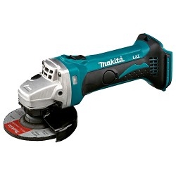 картинка Makita DGA452Z Угловая шлифовальная машина аккумуляторная ф115мм [DGA452Z] {18В,Li-ion,10000об\м,1.9кг,кор,совмест с 4Ач Li-ion,б\акк и з\у} от магазина Tovar-RF.ru