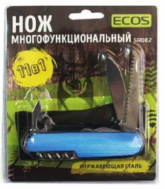 картинка нож многофункциональный экос нож многофункциональный т.м. ecos, sr082, синий 325130 магазин Tovar-RF.ru являющийся официальным дистрибьютором в России картинка нож многофункциональный экос нож многофункциональный т.м. ecos, sr082, синий 325130от магазина Tovar-RF.ru