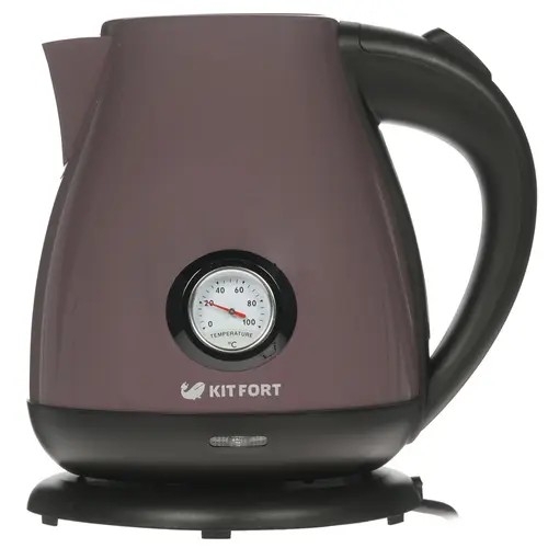 картинка чайник электрический kitfort кт-642-4 1.7л. 2200вт лиловый (корпус: нержавеющая сталь) от магазина Tovar-RF.ru