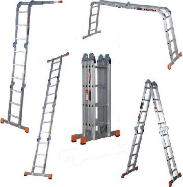картинка Лестницы, стремянки LWI 4х3 ст Лестница-трансформер магазин Tovar-RF.ru являющийся официальным дистрибьютором в России картинка Лестницы, стремянки LWI 4х3 ст Лестница-трансформер от магазина Tovar-RF.ru