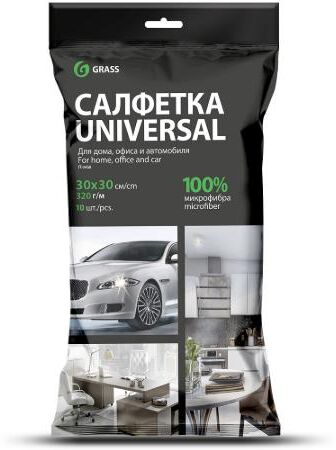 картинка GRASS IT-0458 микрофибра 320 г/м 30*30 (10шт) УПАК от магазина Tovar-RF.ru
