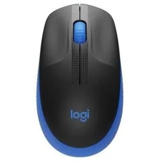 картинка мышь logitech m190, оптическая, беспроводная, usb, темно-серый и синий [910-005925] от магазина Tovar-RF.ru