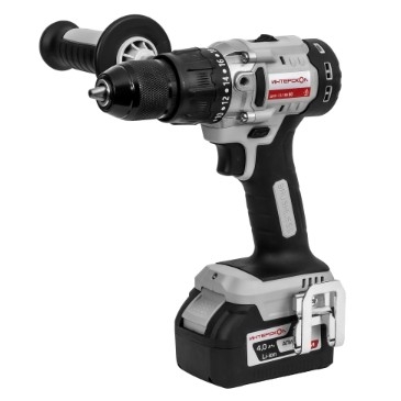 картинка Интерскол ДАУ-13/18В 80 бесщеточная ударная аккум. дрель-шуруп. Li-ion АПИ [786.4.1.70] { кейс, 1 аккум. 4,0Ач, ЗУ }  от магазина Tovar-RF.ru