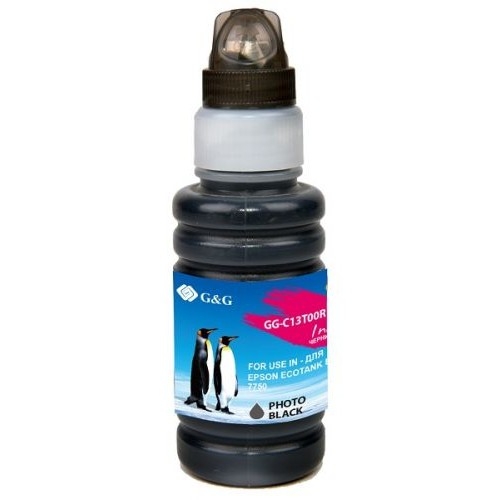 картинка чернила g&g gg-c13t00r140 черный70мл для epson ecotank 7700/7750 от магазина Tovar-RF.ru