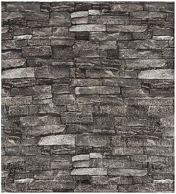 картинка РЫЖИЙ КОТ Панель самоклеящаяся Кирпич 70х77см, серый (105726) РЫЖИЙ КОТ Панель самоклеящаяся Кирпич 70х77см, серый (105726) от магазина Tovar-RF.ru