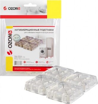 картинка аксессуары д/быт. тех-ки ozone cma-12t антивибрационные подставки прозрачные от магазина Tovar-RF.ru