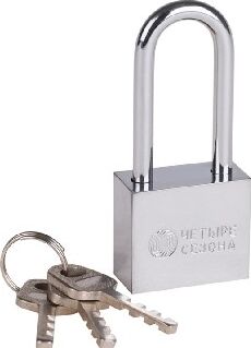 картинка Замок ЧЕТЫРЕ СЕЗОНА (79-0043) серия Сталь 30 мм - дужка длинная ЧЕТЫРЕ СЕЗОНА (79-0043) серия Сталь 30 мм - дужка длинная от магазина Tovar-RF.ru