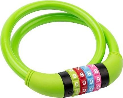 картинка разное четыре сезона (79-0363) тросовый замок 65 см, зеленый четыре сезона (79-0363) тросовый замок 65 см, зеленыйот магазина Tovar-RF.ru