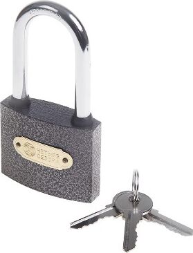 картинка Замок ЧЕТЫРЕ СЕЗОНА (79-0026) серия Чугун 60 мм - дужка длинная ЧЕТЫРЕ СЕЗОНА (79-0026) серия Чугун 60 мм - дужка длинная от магазина Tovar-RF.ru