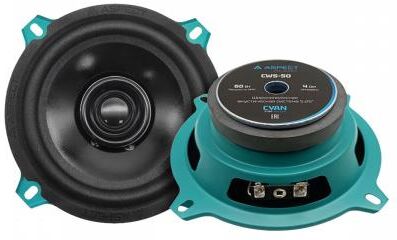 картинка автоакустика aspect cws-50, cyan line, 5,25" (13см), rms/max 60/180 вт, 4 ом, 91 дб, 65 гц-15 кгц aspect cws-50, cyan line, 5,25" (13см), rms/max 60/180 вт, 4 ом, 91 дб, 65 гц-15 кгц от магазина Tovar-RF.ru