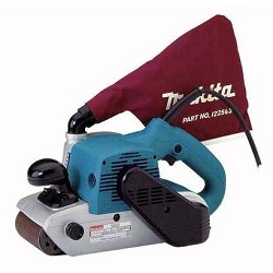 картинка Makita 9403 Ленточная шлифовальная машина [9403] {1200Вт,100х610мм,500м\м,5.9кг,кор,п\сборник} от магазина Tovar-RF.ru