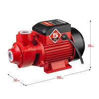 картинка насос зубр нс-м1-400-ч насос садовый 400 вт, поверхностный, 35 л/мин от магазина Tovar-RF.ru
