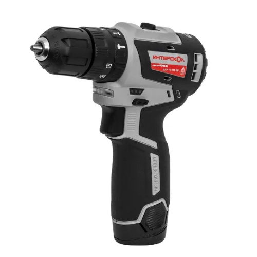 картинка ИНТЕРСКОЛ ДАУ-10/12В 38 МиниМАКС бесщеточная аккум. дрель-шуруп [767.2.2.45] { Li-ion, кейс, 2 аккум., 2,5 Ач, ЗУ } от магазина Tovar-RF.ru