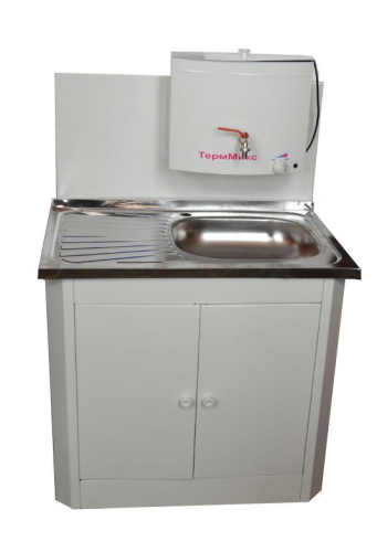 картинка Умывальник ТЕРММИКС Умывальник с ЭВН нерж. "Тандем" белый от магазина Tovar-RF.ru