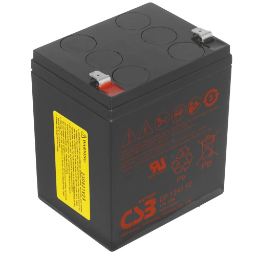 картинка csb батарея gp1245 (12v 4,5ah/16w) f2 магазин Tovar-RF.ru являющийся официальным дистрибьютором в России картинка csb батарея gp1245 (12v 4,5ah/16w) f2 от магазина Tovar-RF.ru