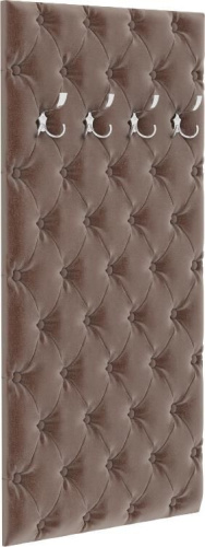 картинка Мебель для прихожих BONMEBEL Дения Вешалка с крючками ТК Коричневая (2 кор.) от магазина Tovar-RF.ru