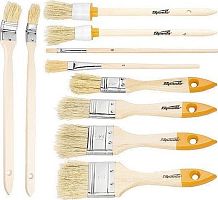 картинка Кисть SPARTA Набор кистей, 10 шт, плоские 1/2-1/5" круг №2,4 радиат. 1, 1,5" для масл краски №2,6 841155 SPARTA Набор кистей, 10 шт, плоские 1/2-1/5"; круг №2,4; радиат. 1, 1,5"; для масл краски №2,6 841155 от магазина Tovar-RF.ru