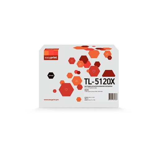 картинка easyprint tl-5120x картридж lpm-tl-5120x для pantum bp5100dn/bp5100dw (15000 стр.) с чипом, не совместим с по 3.a.1.2 магазин Tovar-RF.ru являющийся официальным дистрибьютором в России картинка easyprint tl-5120x картридж lpm-tl-5120x для pantum bp5100dn/bp5100dw (15000 стр.) с чипом, не совместим с по 3.a.1.2 от магазина Tovar-RF.ru