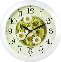 картинка Часы настенные TROYKATIME РОМАШКИ 11110171 TROYKATIME 11110171 от магазина Tovar-RF.ru