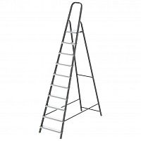 картинка СИБРТЕХ Стремянка, 10 ступеней, стальной профиль, алюминиевые ступени, Россия  [97960] от магазина Tovar-RF.ru