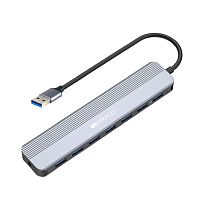картинка origo ou2270p/a1a концентратор usb-a с 7 портами usb 3.0 (1 порт быстрой зарядки) от магазина Tovar-RF.ru