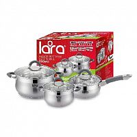 картинка Посуда LARA LR02-95 Bell PROMO набор посуды 6пр. от магазина Tovar-RF.ru