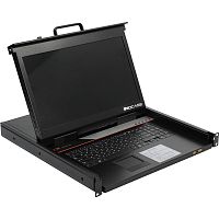 картинка procase e1708hd консоль однорельсовая , квм 8 порт, lcd 17'', single rail console kvm 8 port, lcd d-sub, usb, разрешение 1920*1080, 8 кабелей от магазина Tovar-RF.ru