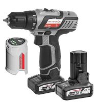 картинка Интерскол Комплект Дрель-шуруповерт ДА-18ЭР ПРОМО { 18В, 35 Нм, 2 АКБ 2,0 Ач, картон + USB адаптер зарядного устройства для АКБ 18В } от магазина Tovar-RF.ru