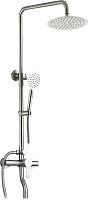картинка Душевая система GOTA ROCIO G357511-GOTA Душевая система со смесителем шар. с изливом с лейкой тропической SUS304 GOTA ROCIO G357511-GOTA Душевая система со смесителем шар. с изливом с лейкой тропической SUS304 от магазина Tovar-RF.ru