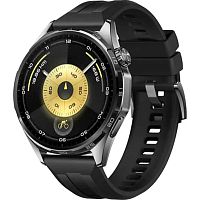картинка умные часы huawei watch gt 6 black elast от магазина Tovar-RF.ru