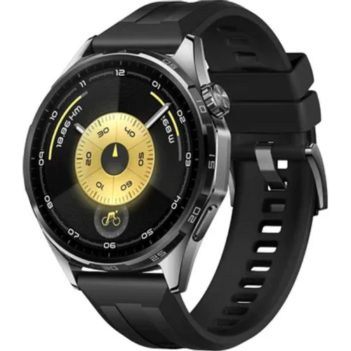 картинка умные часы huawei watch gt 6 black elast от магазина Tovar-RF.ru