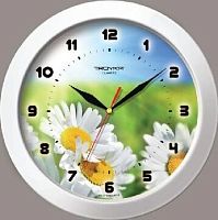 картинка Часы настенные TROYKATIME РОМАШКИ 51510532 TROYKATIME 51510532 от магазина Tovar-RF.ru