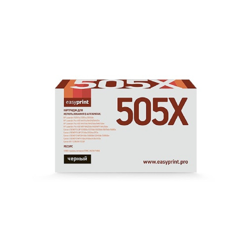 картинка easyprint ce505x/280x/719h/c-exv40 картридж (lh-505x u) для hp lj p2055/m401/m425/canon lbp251/6300/mf411/416/5840/5940 (6900 стр.) с чипом магазин Tovar-RF.ru являющийся официальным дистрибьютором в России картинка easyprint ce505x/280x/719h/c-exv40 картридж (lh-505x u) для hp lj p2055/m401/m425/canon lbp251/6300/mf411/416/5840/5940 (6900 стр.) с чипом от магазина Tovar-RF.ru