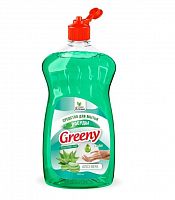 картинка Средство для мытья посуды CLEAN&GREEN CG8156 Greeny Light 1000 мл. Алоэ вера от магазина Tovar-RF.ru