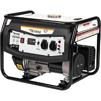 картинка Kranz KR-16-1133 Генератор бензиновый KR3300, 3,3кВт, 230В, 15л, ручной стартер от магазина Tovar-RF.ru