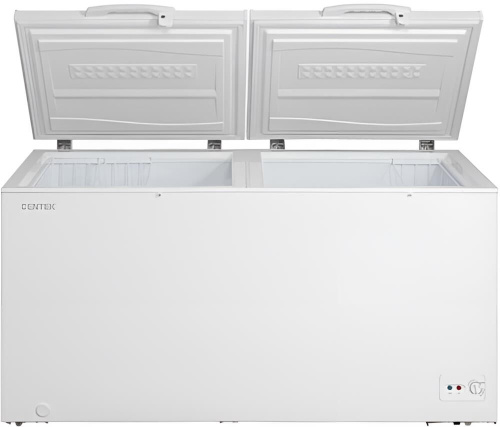 картинка морозильный ларь centek ct-1768  1530x735x860 мм (шхгхв) класс "а", r290, 2 дверцы centek ct-1768 white -512л от магазина Tovar-RF.ru