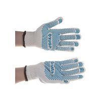 картинка ЗУБР Перчатки трикотажные, 12 класс, х/б, с защитой от скольжения, L-XL [11451-XL] от магазина Tovar-RF.ru