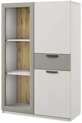 картинка Модульная мебель АНРЭКС MODERN Шкаф с витриной 1V2D1S. ПЕРС ЖЕМЧУГ/ИРЛ ЛИКЕР (3 кор.) АНРЭКС MODERN Шкаф с витриной 1V2D1S. ПЕРС ЖЕМЧУГ/ИРЛ ЛИКЕР (3 кор.) от магазина Tovar-RF.ru