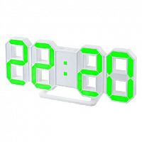 картинка Часы будильник PERFEO (PF-5202) LUMINOUS PF-663, белый/зеленый от магазина Tovar-RF.ru