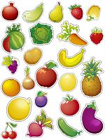 картинка настольные игры рыжий кот игры на магнитах. фрукты, овощи и ягоды (ин-8995) от магазина Tovar-RF.ru