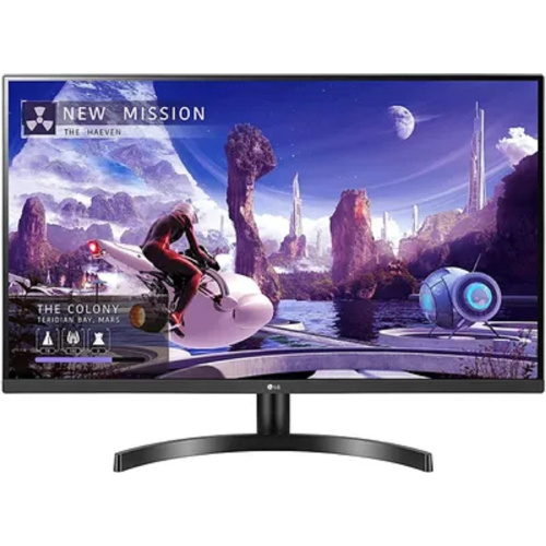 картинка lcd lg 27" 27qn600-b черный {ips 2560x1440 75hz 5ms 178/178 8bit(6bit+frc) 350cd 1000:1  hdr10 hdmi displayport vesa} от магазина Tovar-RF.ru