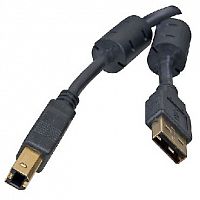 картинка кабель usb 5bites uc5010-030a express usb2.0 / am-bm / ferrites / 3m / black от магазина Tovar-RF.ru